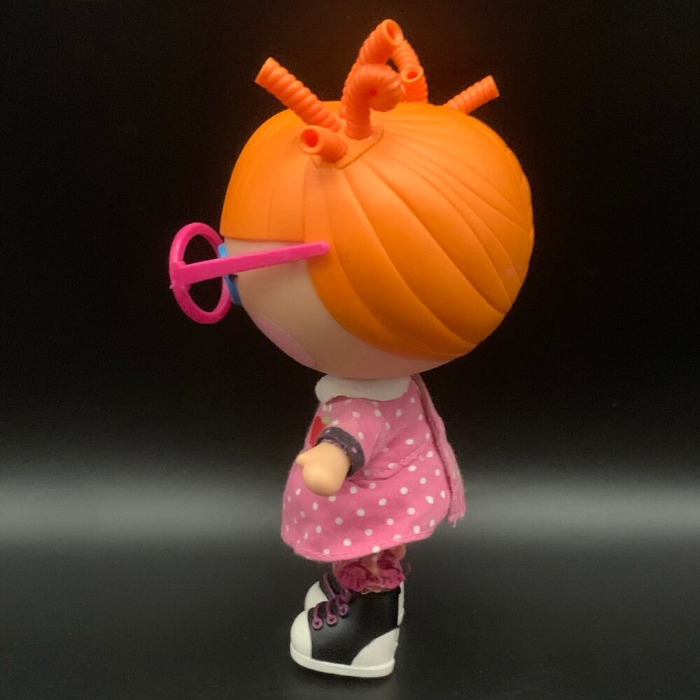 Lalaloopsy Littles Specs Reads-A-Lot Silly Hair 7” Doll Hard Plastic - Picture 6 of 12